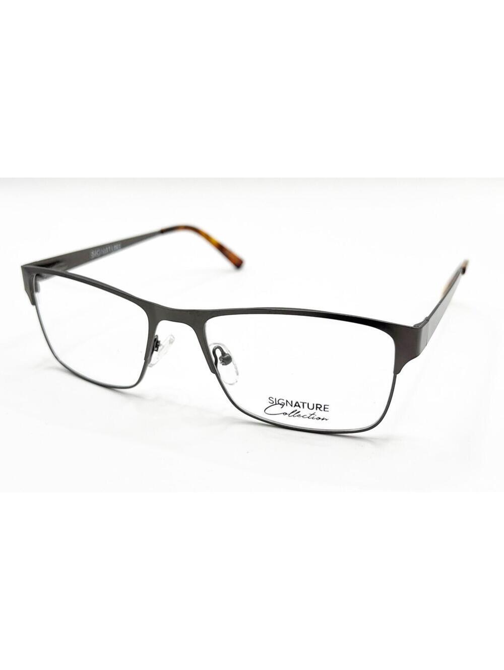 Signature 1126 Gun Metallic Gunmetal Authentic Eyeglasses 57-18-150